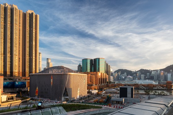 Xiqu Centre (in foreground), Hong Kong