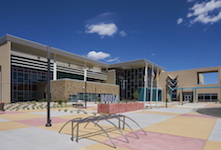 Navajo Tribal Utility Authority's office blends Tubelite's modern, high-performance systems with traditional, culturally inspired design.