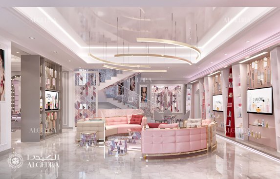 Ladies beauty salon interior design