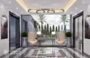 Deluxe villa hall design