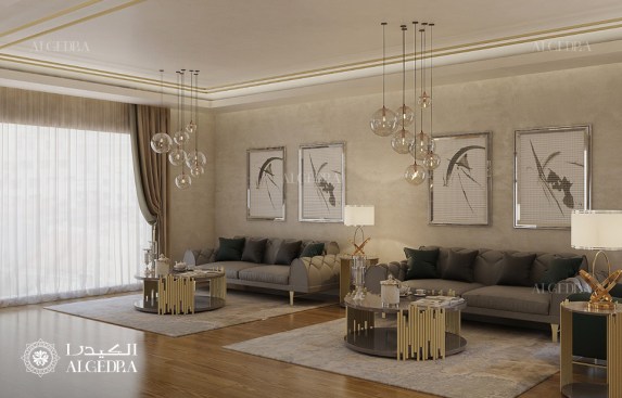 Modern villa living room