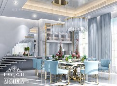 Luxury dining room interior design