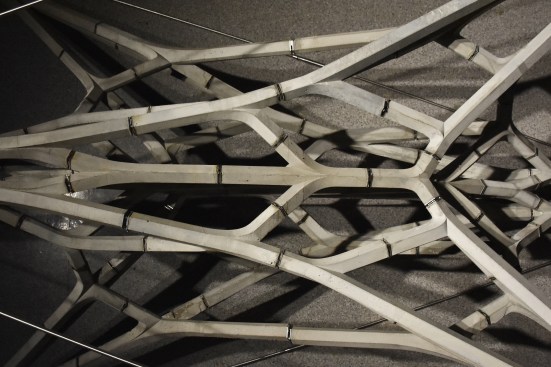 Top view of the compression-only concrete body