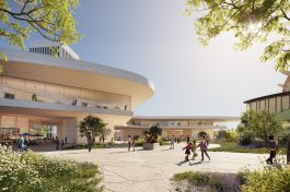 One of Peter Zumthor's latest renderings for the new LACMA