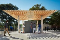 The SPLAM Timber Pavilion at the Chicago Architecture Biennale