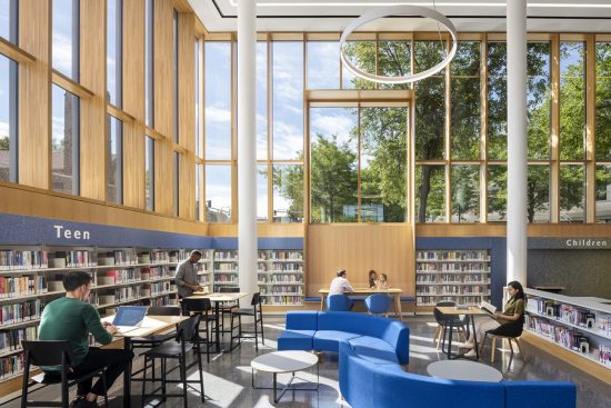 2022 COTE Top Ten winner: Roxbury branch of the Boston Public Library by Utile