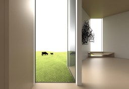 The Courtyard House,
Interior View, Gallery