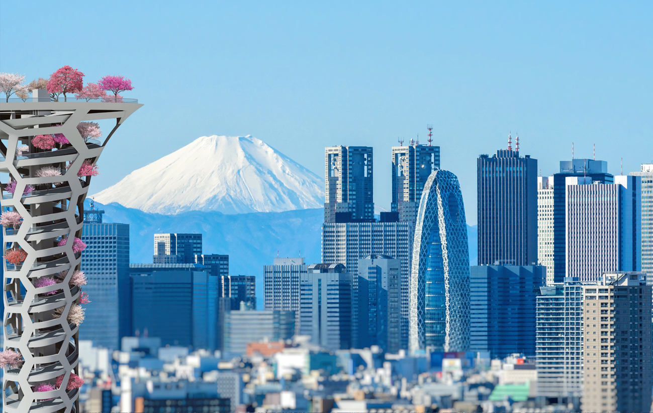 Green filter towers for the world's hyper-urbanised cities - by