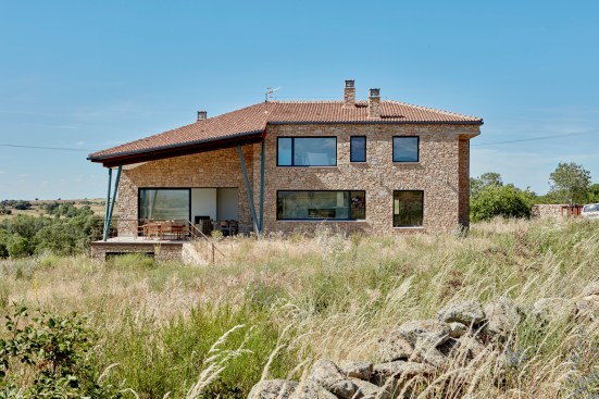South façade.
