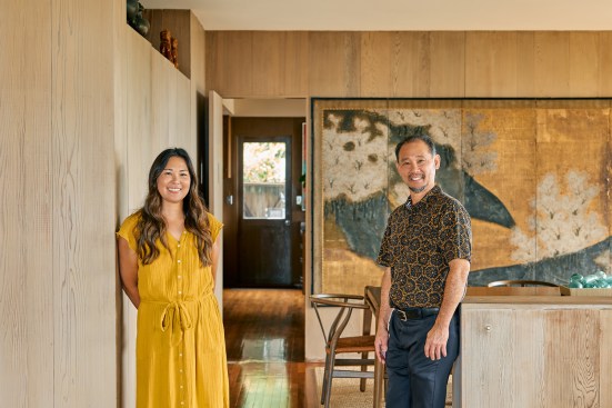 Jen Toba-Davila, AIA, and her mentor Rod Nagao.