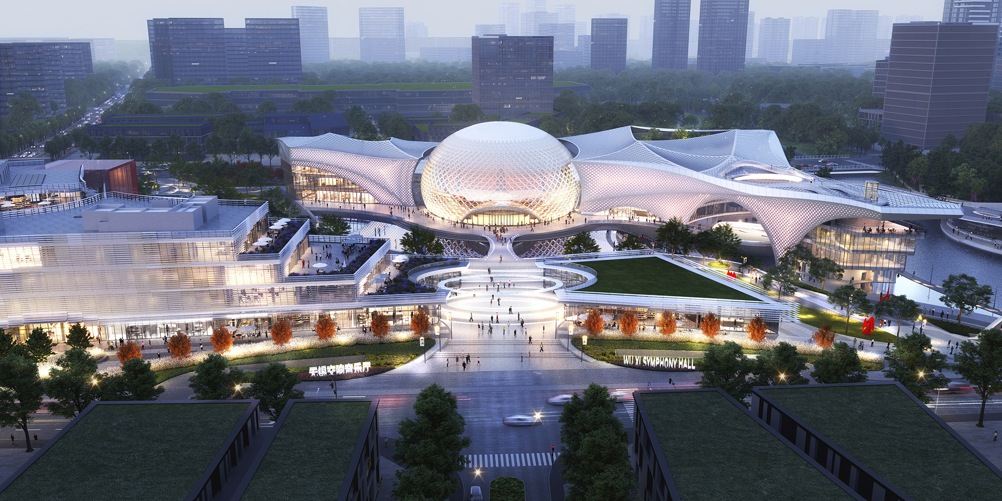 ★シティサイクル   HALL Wuxi Symphony Hall Complex - Architect Magazine