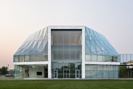 The Jeffrey E. Gundlach Building at the Buffalo AKG Art Museum in Buffalo, N.Y.