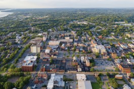 Downtown Poughkeepsie facing North.