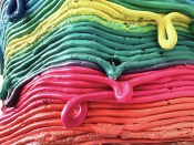 Extruded recycled plastic (2023), by Norman Teague