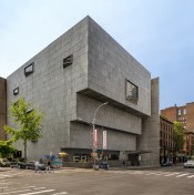 Marcel Breuer Whitney Museum on Madison Avenue, New York City.