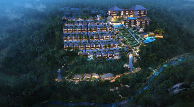 Evening Aerial Rendering