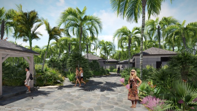 Rendering Rosewood Little Dix Bay Gathering Area