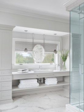 Bath with shower
