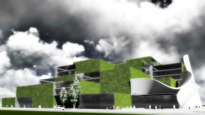 The green cubes