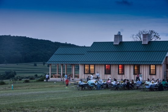Outdoor eating space