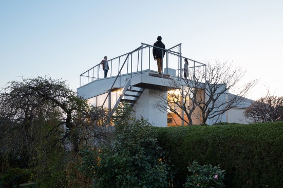 roof deck viewed from east of the property