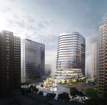Gemdale Changshou Road, Shanghai designed by Andrew Bromberg at Aedas