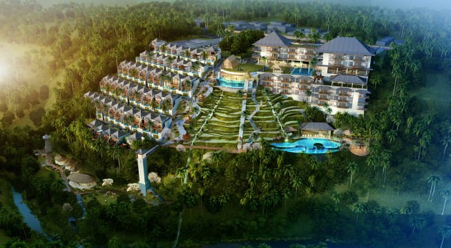 Morning Aerial Rendering