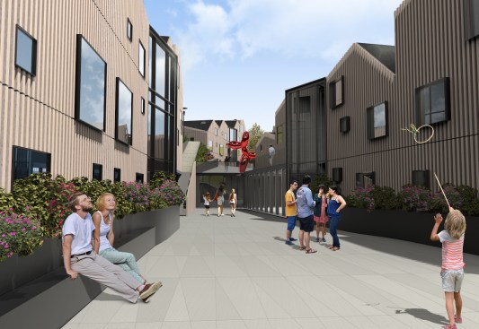 Plaza Rendering