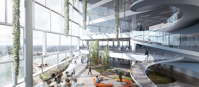 Tower atrium