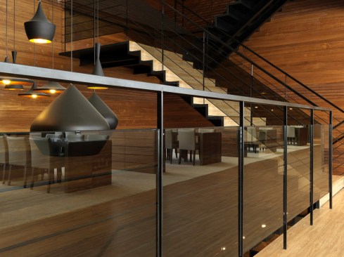 Interior stairwell.