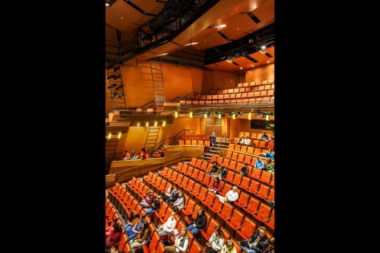 SUNY Potsdam interior theater seating