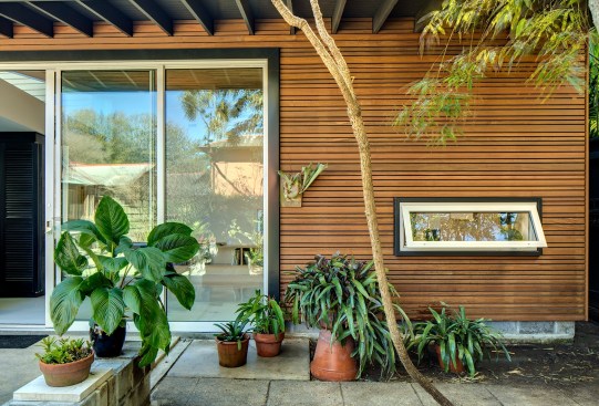 Backyard studio at the home of architect Wayne Troyer; 1519 Camp Place