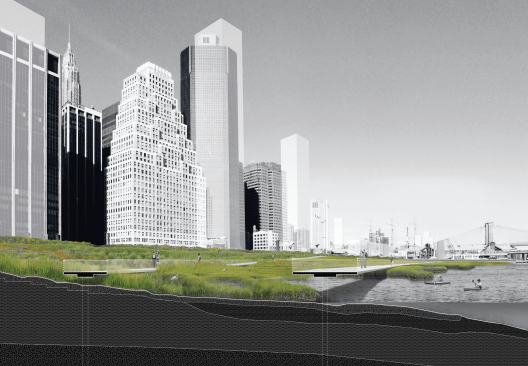 A+view+of+the+proposed+wetland+along+the+east+side+of+lower+Manhattan.