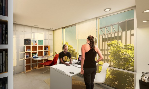 Typical apartment, evening. 