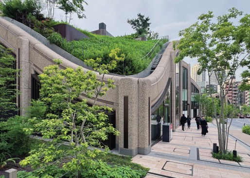 Garden Plaza A showing multiple, undulating layers of green.