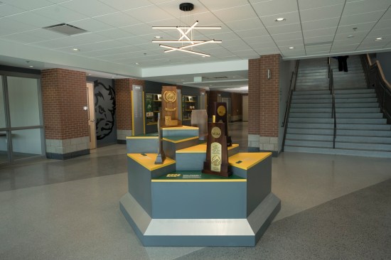 Tharaldson Hall of Fame at the SHAC showcases NDSU’s accomplishments, without sacrificing humility