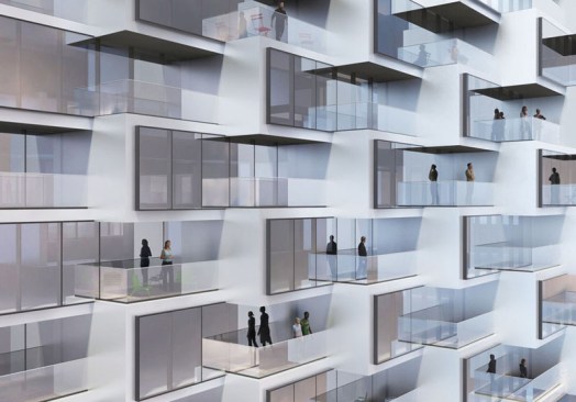 Apartment / condo balconies.