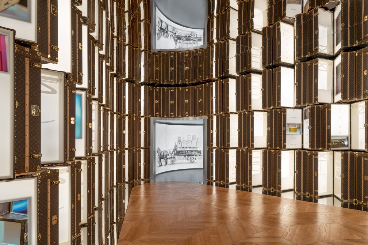 OMA And Louis Vuitton Debut Dual Trunk Installation At World Expo 2025 oma-and-louis-vuitton-debut-dual-trunk-installation-at-world-expo-2025