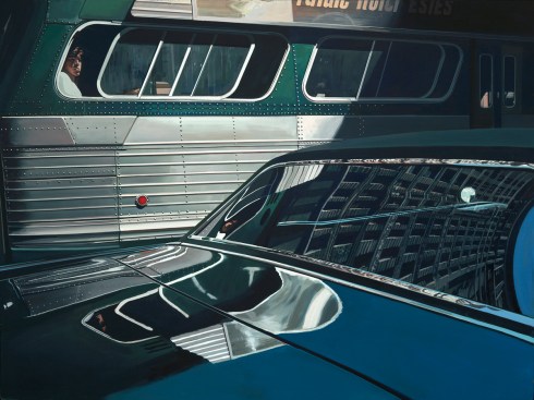 Bus with Reflection of the Flatiron Building (1966-1967).