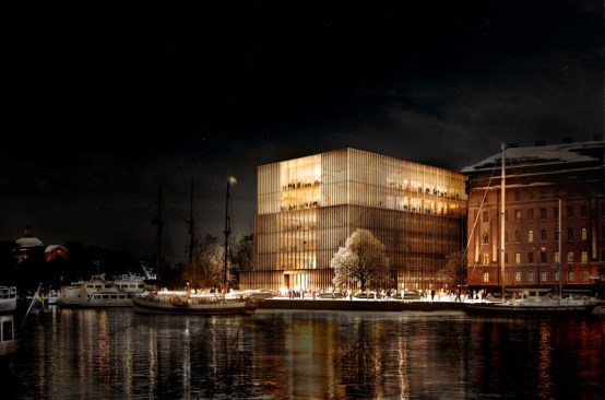 Nobel Center, Stockholm - View towards Nybrokajen. (April 2014)