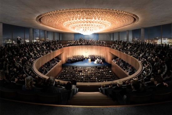 Nobel Center, Stockholm - Auditorium with 1400 seats. (April 2014)