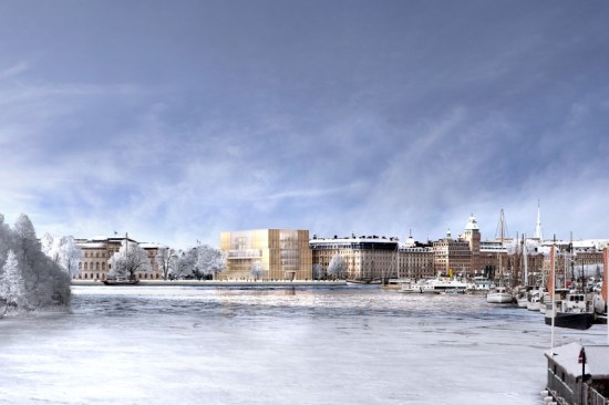 Nobel Center, Stockholm - View towards Nybrokajen. (April 2014)