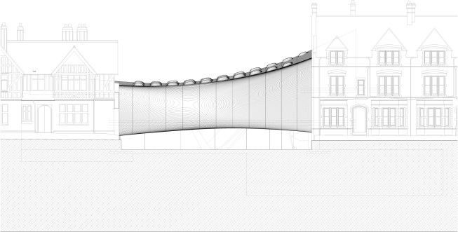 West elevation.