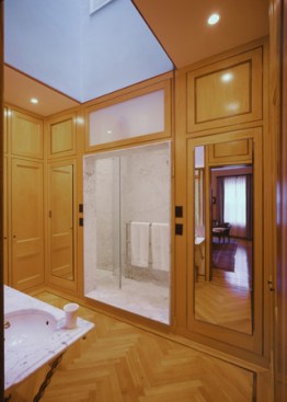Master Bathroom view of Shower