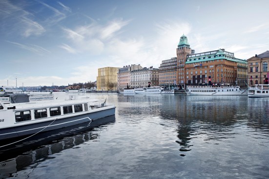 View from the city's Strandv&auml;gen boulevard.