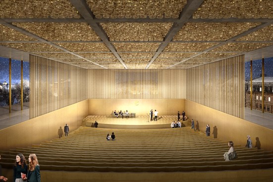 Rendering of auditorium.
