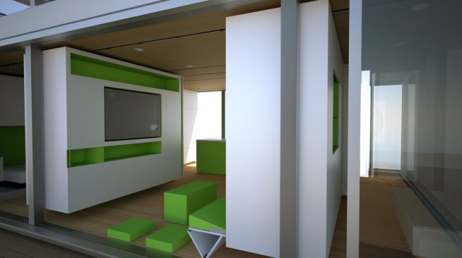 Living room configuration.