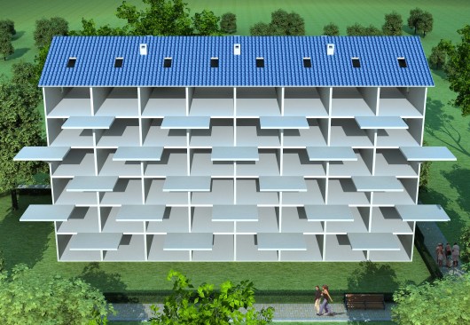 Fig. 8 Bird’s-eye View in Construction