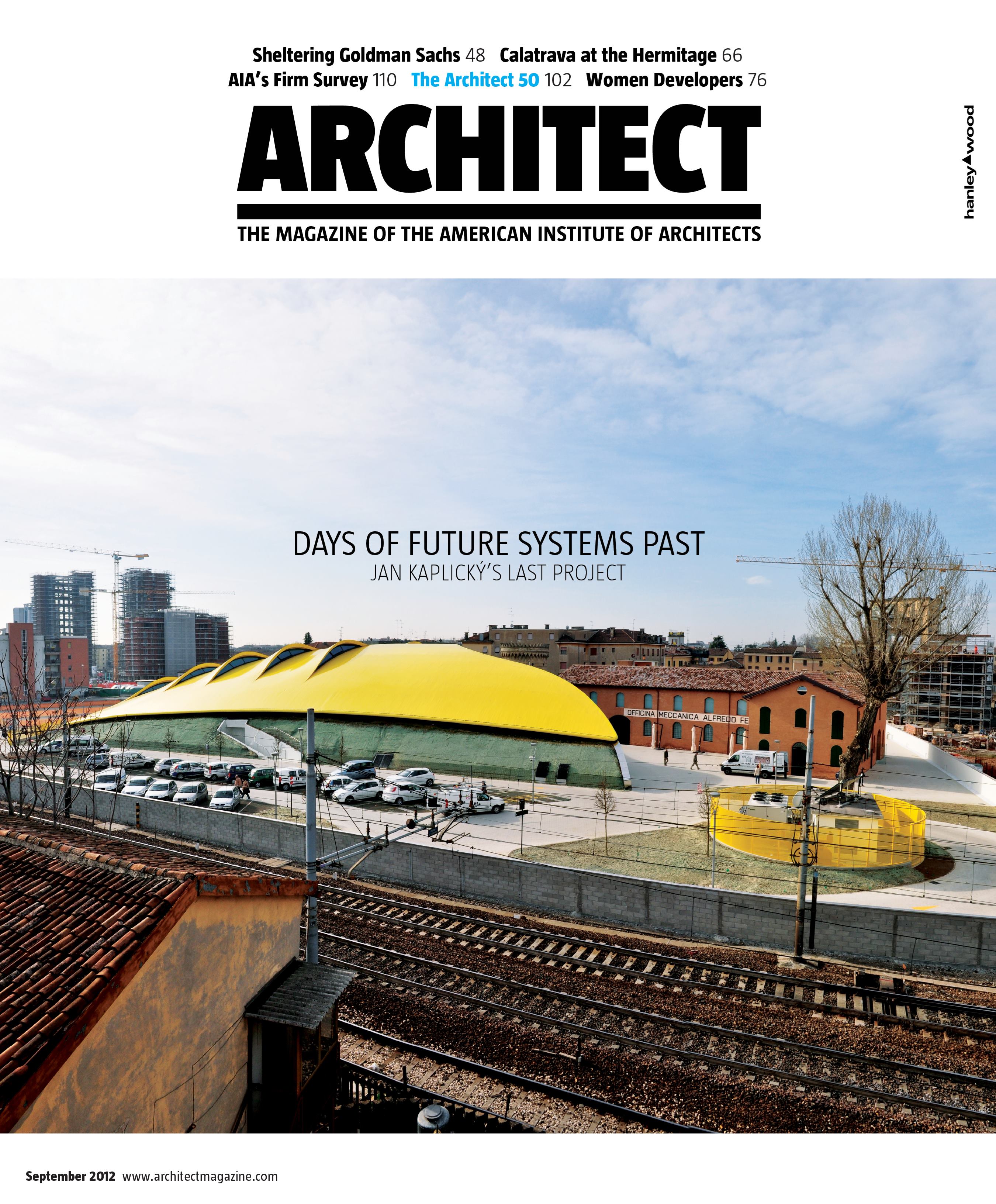 Architect Magazine September 2012 Architect Magazine
