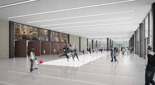 Another proposed renovation option for the Great Hall. (Jan. 2015)